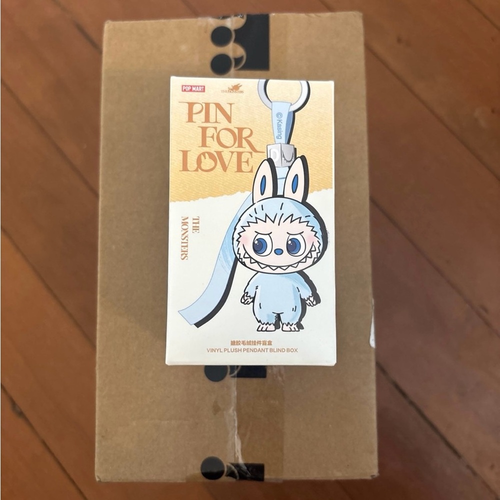 Pop Mart “D” Pin for Love Mini Labubu Unopened